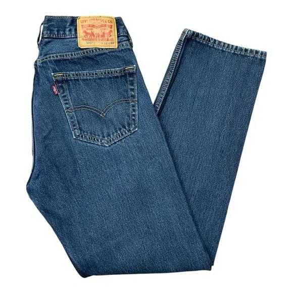 Levi's Men's 505 Blue Jeans