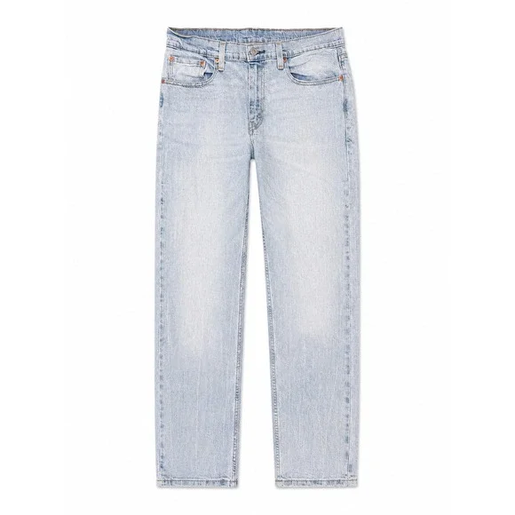 Levis 502 Taper Jeans Men's Light Wash Blue Denim Jeans 32x34 W32 L34