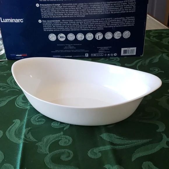 Luminac 1qt Oval Baking Dish