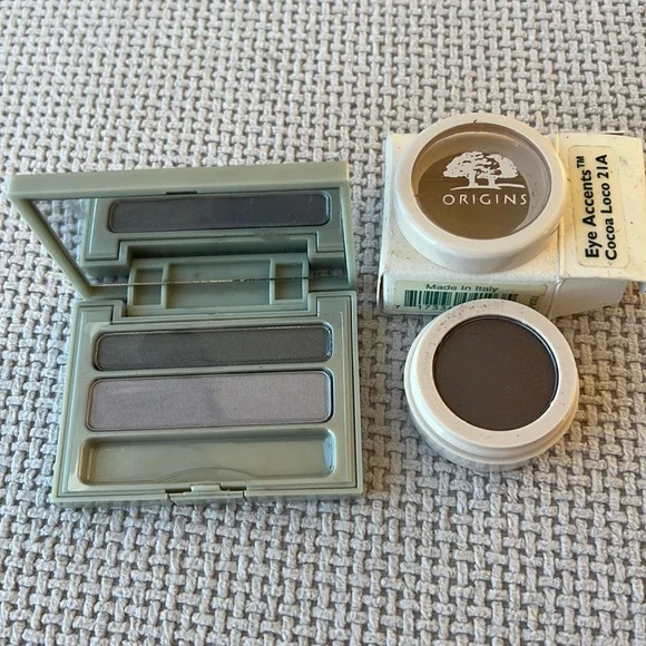 ORIGINS 2 Pc eyeshadow set / moon dance and Eye Accent #21 coco loco