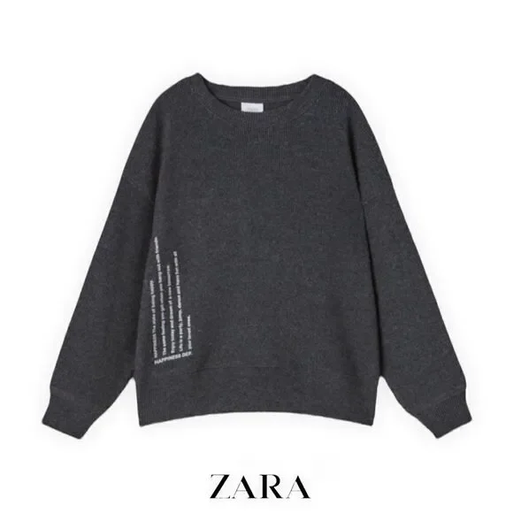 ZARA Kids | Gray | RIBBED SWEATER