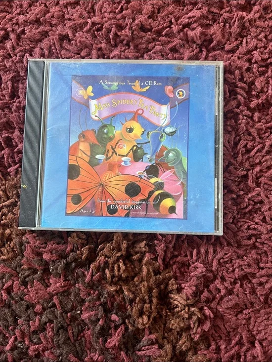 Miss Spider's Tea Party CD Case - Blue Cover