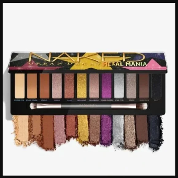 Urban Decay Naked Metal Mania Eyeshadow Palette (12.6G / 0.044 oz NIB