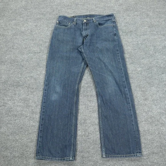 Levi's Jeans Mens 36x34 Blue 559 Relaxed Straight Leg Medium Wash Denim
