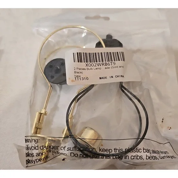2 Clip On Bulb Lamp Shade Holder Adapters And Finial Cap Shade Holder‎ Knobs