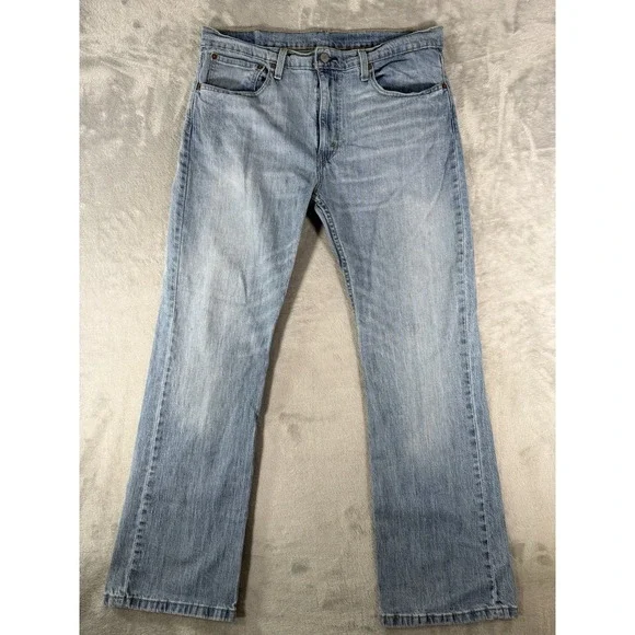 Levis 527 Jeans Men's 34x30 Blue Denim Bootcut Western