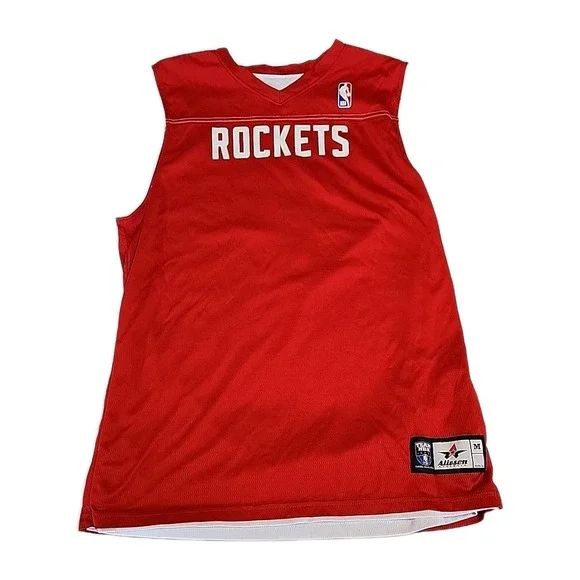 Alleson Athletic‎ NBA Houston Rockets Reversible Red/White #15 Jersey Men's M