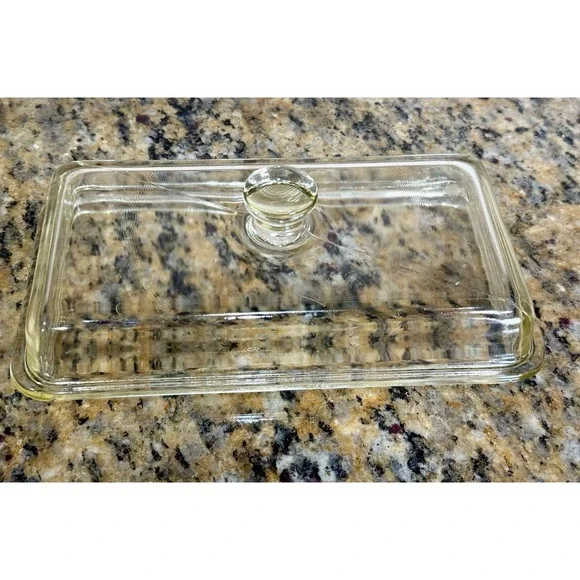 Vintage Westinghouse Refrigerator‎ Glass Baking Dish LID Only 9