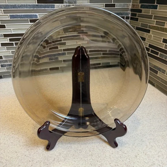 VTG Pyrex Fireside Smoked Amber Glass 9
