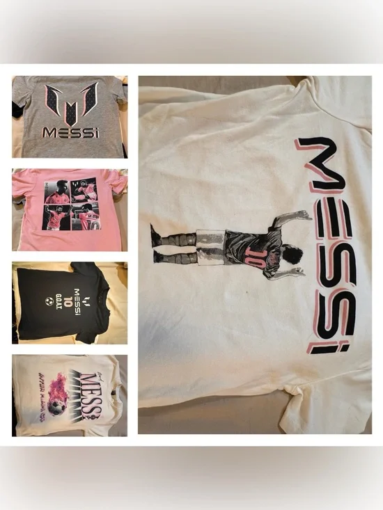Kids Messi Graphic Tee Bundle!