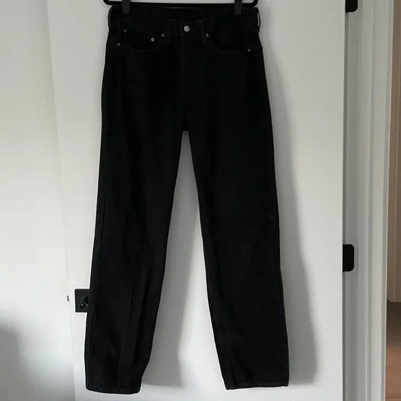 Levi's 550 Men's Straight Black Jeans