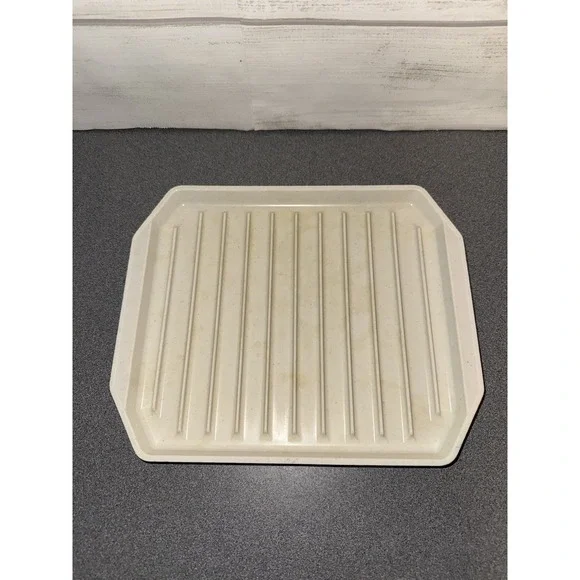 Vintage Anchor Hocking Plastics Bacon Pan Microware Gas or Electric Oven
