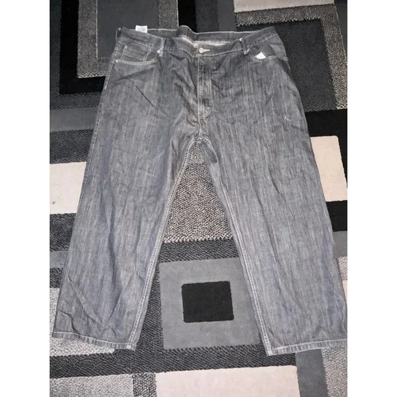 Levi's 569 Loose Straight Jeans Mens 48x30 Dark‎ Wash Excellent