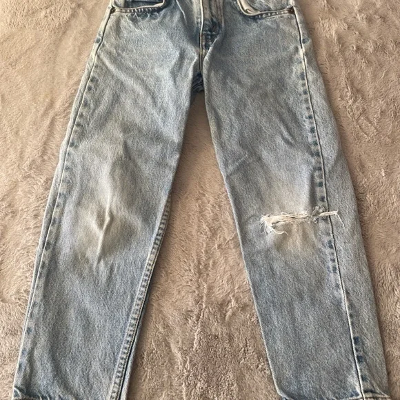 Levi’s little Levi’s Light Blue Distressed Jeans vintage orange tab size youth 7