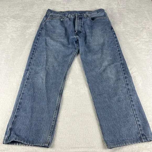 Levi's 505 Regular Fit Men's‎ 36X29 Blue Jeans