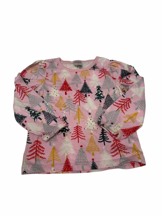 Hanna Andersson Girl Top Long Sleeve 100 Cotton Pink Size 100 Cm / 4