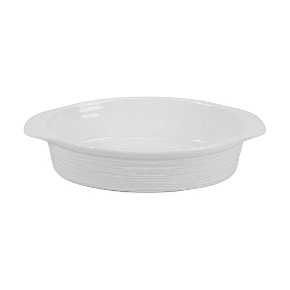 BIA Cordon Bleu Kalahari Oval Porcelain China Au Gratin Dish Bakeware