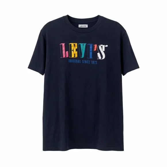Levi’s Since 1873 Logo Graphic Tee Navy M
