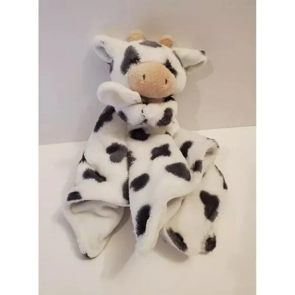 Carter's Baby Security Blanket White‎ Cow farm lovey