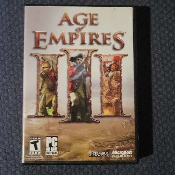 Age of Empires III PC cd-rom software