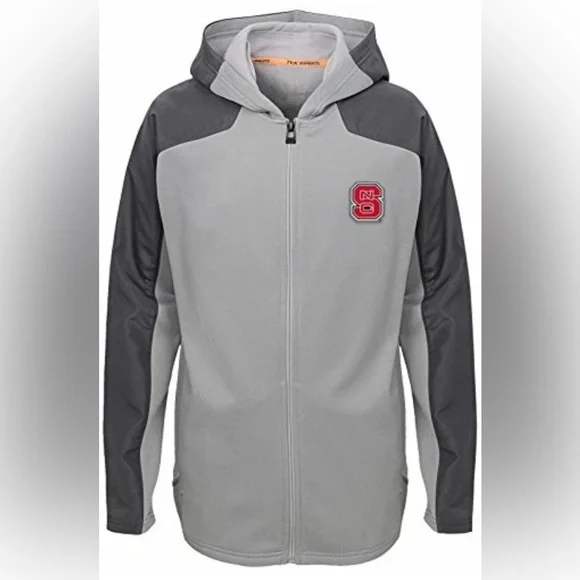NWT [Gen2] North Carolina NC State Wolfpack NCAA Full-Zip Hoodie Youth L (14/16)