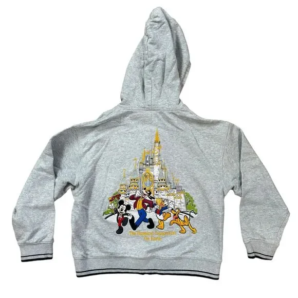 Walt Disney World THE HAPPIEST CELEBRATION ON EARTH Zip Sweatshirt Jacket M