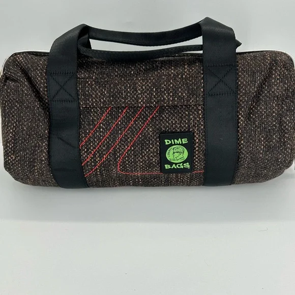 Dime Bags 15” Earth Brown Duffle Tube Hemp Blend Bag‎ NEW with Tags