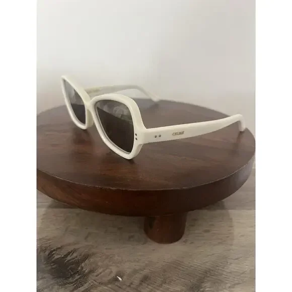 Celine White Butterfly Sunglasses CL400751 25c 56-14-145
