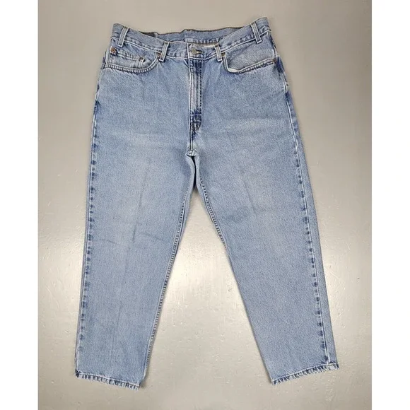 Vintage Levis‎ 550 Jeans Men 38x30 Blue Relaxed Fit 90s Light Wash Casual