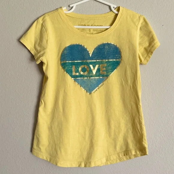Life is Good Girls Shortsleeve Top
