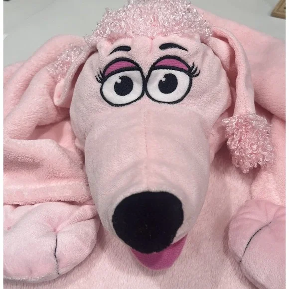 Pink 2012 Cuddleuppets Puppet Blanket Pink Dog 28