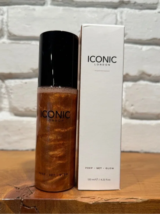 ICONIC London Prep Set Glow Illuminating Setting Spray 4.22 oz Original NIB