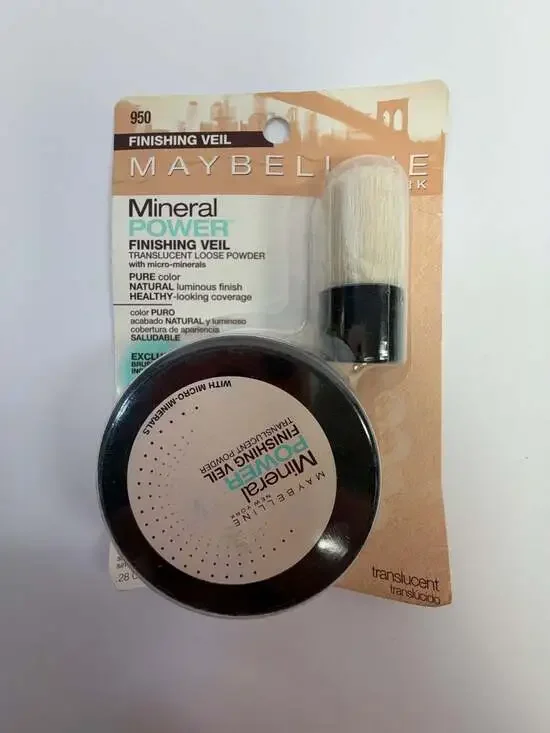 Maybelline Mineral Power Finishing Veil Translucent Loose Powder with Brush