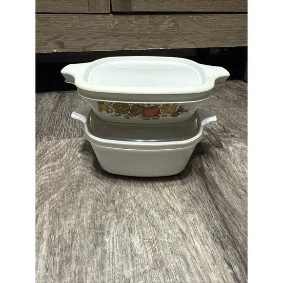 Vintage Corning Ware Spice O Life Casserole‎ Set With Lids USA