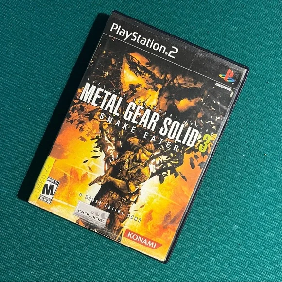 PlayStation 2 Metal Gear Solid 3: Snake Eater-Black Case-with manual 2004