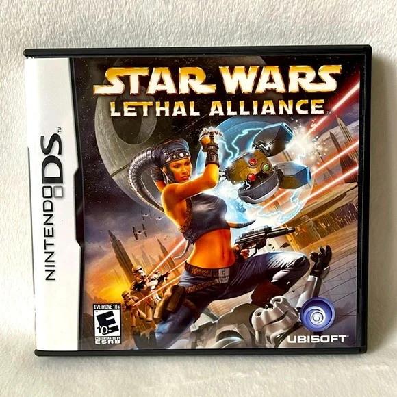 Nintendo DS Star Wars Lethal Alliance Video Game Complete w/Case & Manual