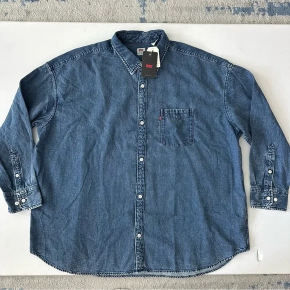 Levi’s Denim Button Down Shirt Size XL Men