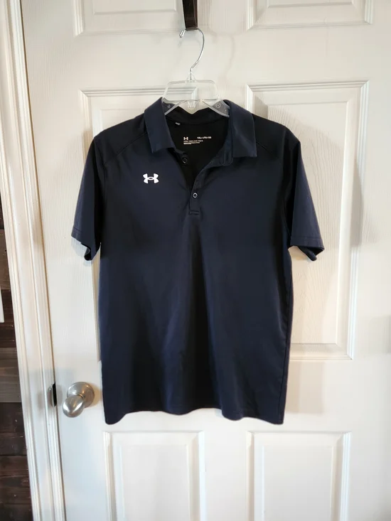 Under Armour Boy’s Dark Grey Performance Polo