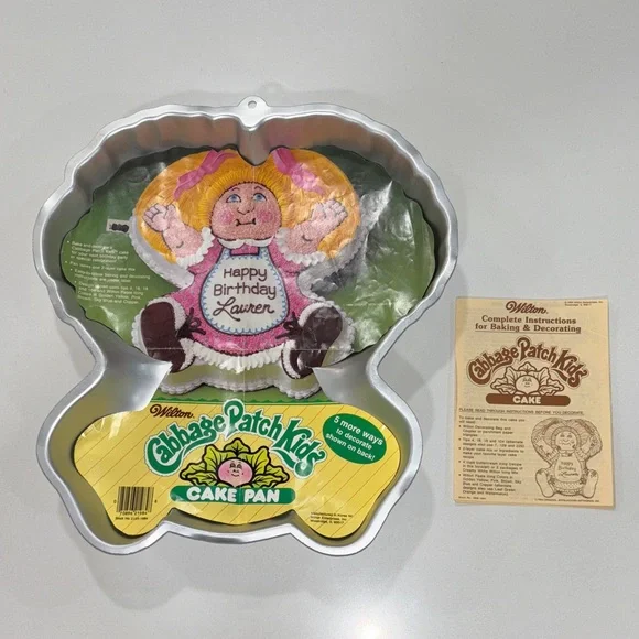 Vintage 1984‎ Wilton Cabbage Patch Kids Cake Pan 2105-1984