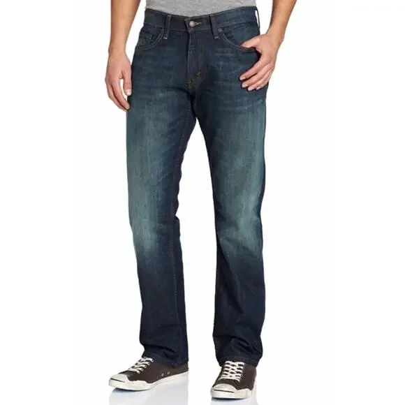 Levi's 514 Slim Straight Medium Wash Denim Jeans Size 18 Reg 29 x 29