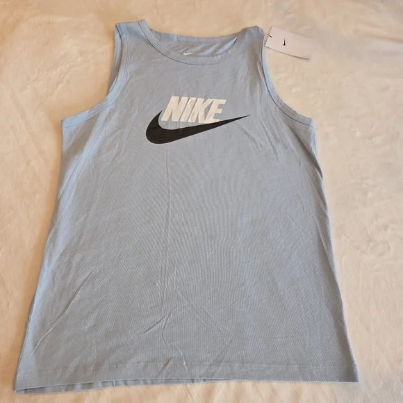 Nike Kids Sportswear Essential Tank Top Blue Size XL FV5325-440 New