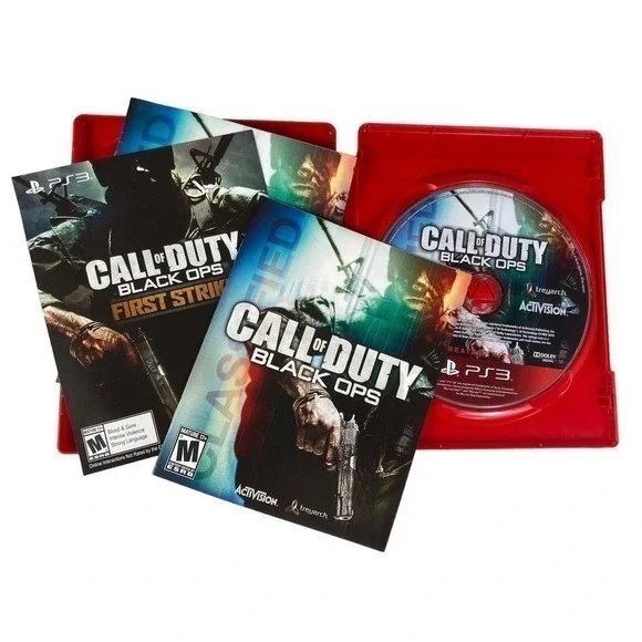 Playstation Call of Duty Black Ops Video‎ Game PS3 Rated M 17+ Authentic Action