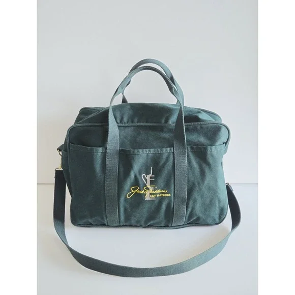 Vintage WARDEN BROOKS X JACK NICKLAUS Cup Matches Golf Canvas Duffle Sport Bag