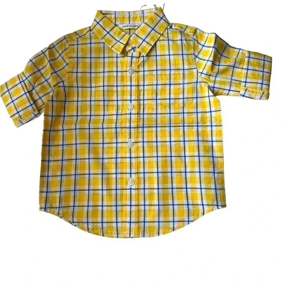 NWT Janie and Jack Plaid Button down shirt