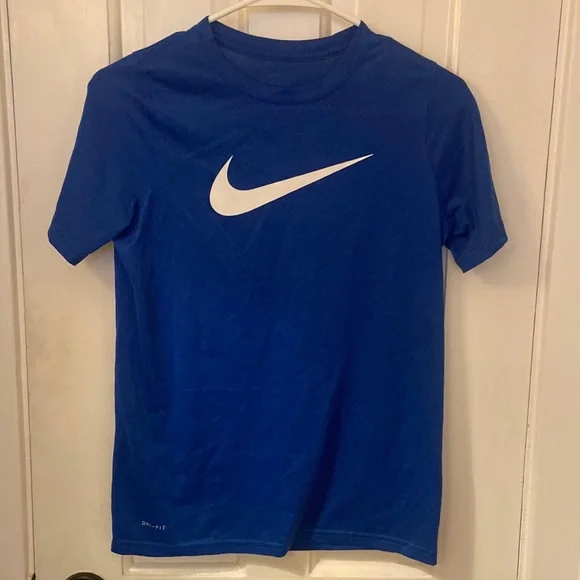 Nike Boys Size L Royal Blue Tee Shirt