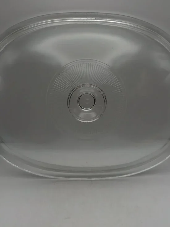 Pyrex Clear Glass Lid Only F14‎ C A  Rectangle 4 Qt. 12.5 X 9.75 EUC