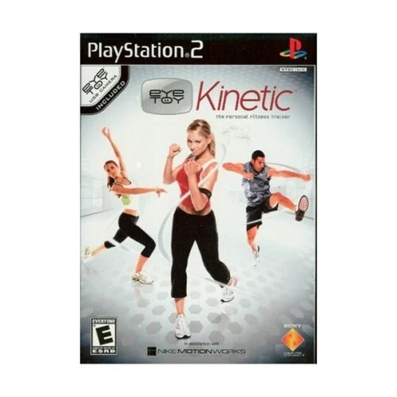 Eye Toy Kinetic with Camera In Box Sony PlayStation 2 PS2 Bundle
