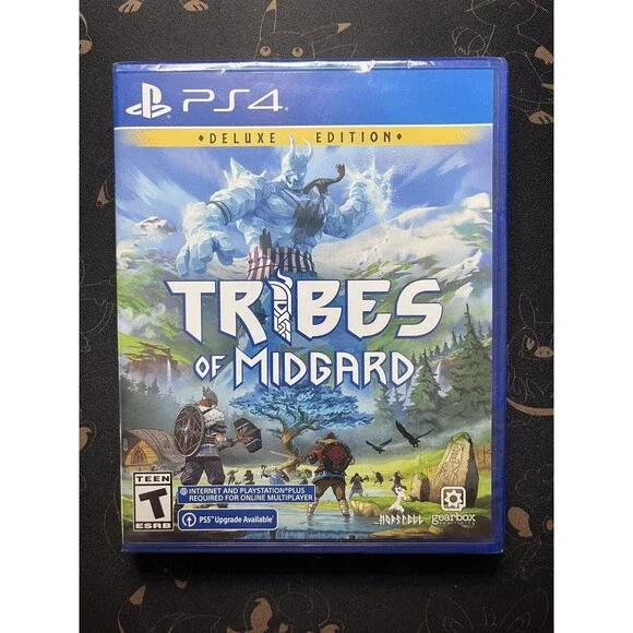 TRIBES of MIDGARD Deluxe Edition Playstation 4 PS4 console game SEALED NEW