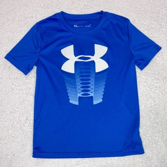 Underarmour heatgear blue short sleeve tee size 6
