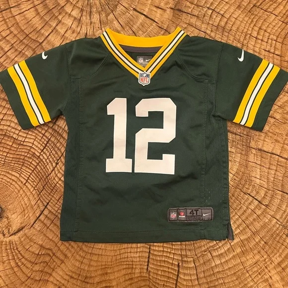 ‼️EUC: Nike NFL Toddler Jersey Rodgers 12 - 4T